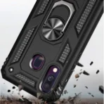 Apple iPhone XS Max backcover rood hoesje Ring Kickstand - Afbeelding 5