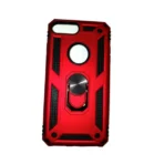 Apple iPhone XS Max backcover rood hoesje Ring Kickstand - Afbeelding 2