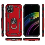 Apple iPhone 11 Luxe Extreem Stevige Anti shock hoesje – met Ring Kickstand