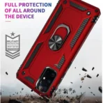 Apple iPhone 11 Pro Max Luxe Extreem Stevige Anti shock hoesje – Magnetisch voor autohouder met Ring Kickstand - Image 2