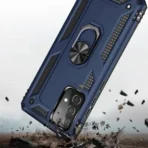 Samsung Galaxy S23 Ultra Blauw Met Kickstand Ring Backcover - Afbeelding 15