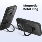 APPLE iPhone 14 Pro Max Ring Magsafe Zwart Hoesje
