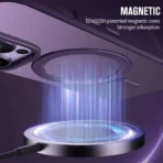 APPLE iPhone 14 Pro Max Ring Magsafe Donker Paars Hoesje - Image 4