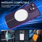 APPLE iPhone 14 Pro Max Ring Magsafe Donker Paars Hoesje
