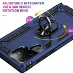 Samsung Galaxy S22 Ultra Hoesje Met Kickstand Ring Backcover - Image 5