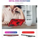Samsung Galaxy S23 Plus Met Kickstand Ring Backcover - Afbeelding 8