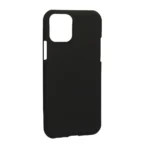 Apple iPhone 11 Silicone zwart hoesje met gratis Tempered Glass Screenprotector