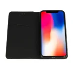 Apple iPhone XS Max zwart boek hoesje met extra vakjes voor pasjes - Image 7
