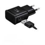 Universele USB C thuislader + datakabel zwart Keuze uit 1m tot 3m