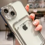 Transparant Zwart Achterkant Hoesje Voor de Apple iPhone 14 Plus