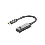 Rixus 4K USB-C to HDMI Female Converter Cable RXHU17 – Space Gray 20cm