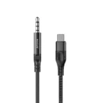 High Quality 3.5mm AUX to USB-C Audio Cable RXMU35C 1.2 Meter – Black