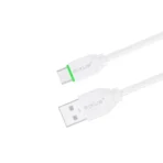 Rixus RXU82C Boost USB-C Fast Charging Data Cable 2M – White - Image 3