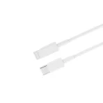 Fast Charge USB-C to Lightning Cable US6001M for iPhone – 100cm White Edition - Image 2