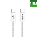 Rixus RXUC13AC USB-A To USB-C Data & Charging Cable 30CM