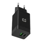 Thuislader PD 45W GaN dual poort met USB-C naar USB-C kabel - Zwart - Afbeelding 3