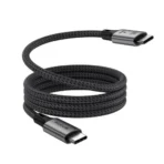 Rixus RXUC03 Magnetic USB-C 4.0 Fast Charging Cable 100W 1.5M – Space Gray - Image 3
