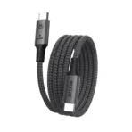 Rixus RXUC03 Magnetic USB-C 4.0 Fast Charging Cable 100W 1.5M – Space Gray - Image 4