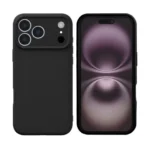 Rixus Flexible TPU Cover for iPhone 17 Pro & 18 Pro Black - Image 2