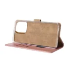 Rixus Protective Wallet Cover For Apple iPhone 16 Pro Max Pink - Image 4