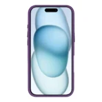 Rixus Classic 03 Magnetic Protective Cover for Apple iPhone 16 Pro Deep Purple - Image 3