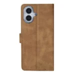 Rixus Executive Flip Cover For Apple iPhone 17 Light Brown - Image 3