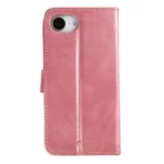 Rixus Classic Wallet Book Case For Apple iPhone 16e 17e Pink - Image 2