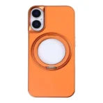 Rixus MagWrap Durable Phone Case for iPhone 17 Orange Color