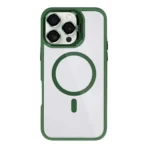 Rixus Elite Magnetic Shield Case For Apple iPhone 16 Pro Max Dark Green