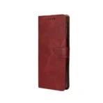 Rixus Executive Flip Cover For Apple iPhone 16 Dark Red - Image 5