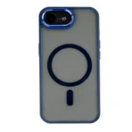 Rixus Classic 04 Magnetic Armor Cover For Apple iPhone 16e Dark Blue