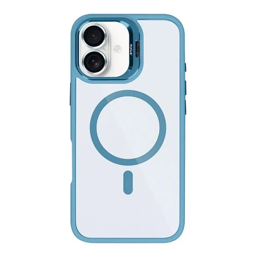 Rixus MagGuard Magnetic Case For Apple iPhone 16 Light Blue