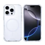 Rixus MagShield TPU Case For Apple iPhone 16 Pro Max Transparent - Image 2