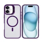 Rixus Prime MagSafe Cover For Apple iPhone 16 Deep Purple - Image 2