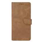 Rixus Classic Flip Cover Light Brown for iPhone Pro Max Series