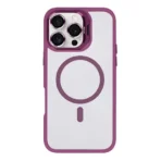 Rixus Classic Series 03 Protective Cover for Apple iPhone 16 Pro Dark Pink