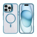 Rixus Classic 03 Durable Case with MagSafe for iPhone 16 Pro Light Blue - Image 4