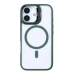 Rixus Magnetic Protection Case For Apple iPhone 17 Dark Green