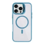 Rixus Elite Magnetic Shield Case For Apple iPhone 16 Pro Max Light Blue