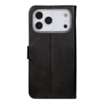 Rixus Classic Flip Cover Black for iPhone 17 Pro Max & 18 Pro Max - Image 2