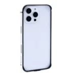 Rixus Crash Guard Armor Case for Apple iPhone 16 Pro White Titanium