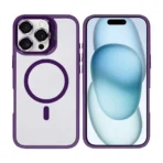 Rixus Premium MagGuard Case For Apple iPhone 16 Pro Max Deep Purple - Image 5
