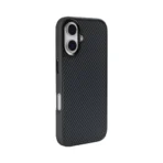 Rixus Elite Carbon Mag Case For Apple iPhone 16 Titanium Black - Image 2