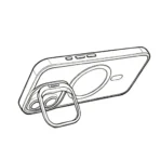 Rixus Elite Magnetic Case For Apple iPhone 16 Titanium Grey - Image 3