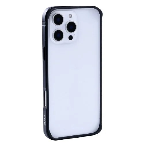 Rixus TitanProtect Cover For Apple iPhone 16 Pro Max Black Titanium