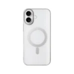 Rixus Instinct Pro Magnetic Case For Apple iPhone 16 Silver