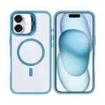 Rixus MagGuard Magnetic Case For Apple iPhone 16 Light Blue - Image 3