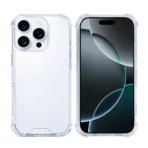 Rixus Anti Burst Clear Protection Case For Apple iPhone 16 Pro - Image 2