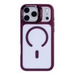 Rixus Premium Classic MagSafe Case for Apple iPhone 17 Pro / 18 Pro Dark Pink