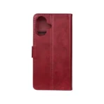 Rixus Executive Flip Cover For Apple iPhone 16 Dark Red - Image 3
